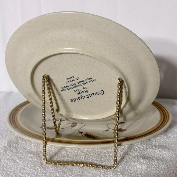 Vintage Countryside Maize & Autumn Song Dinner And Side  Plates - Picture 3 of 11